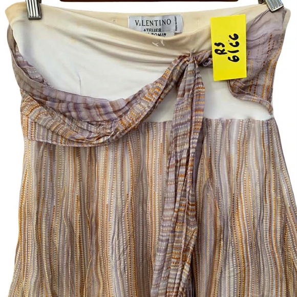 Valentino 100% silk midi skirt - Picture 6 of 8